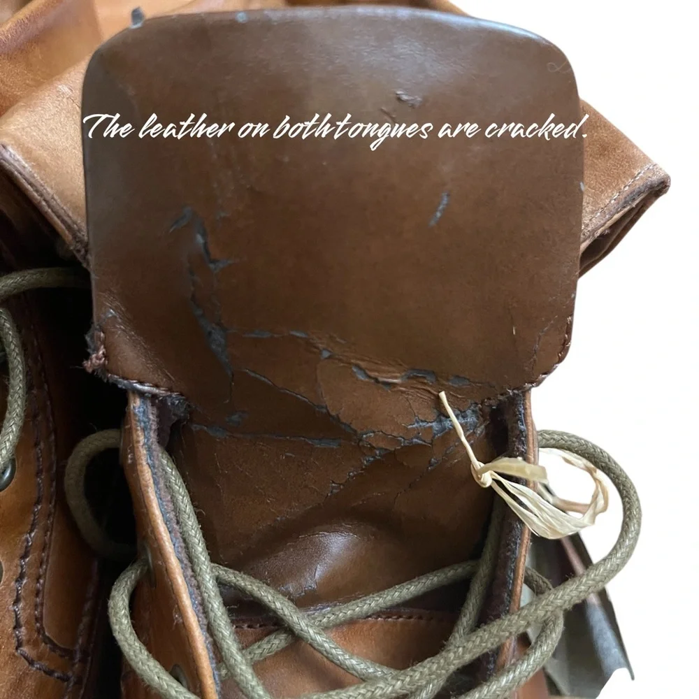 Earth Spirit Yasmin Brown Leather Ankle Boots Cap Toe Lace Up Comfort Booties 8 - Picture 11 of 11